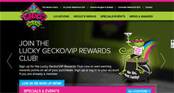 Desktop Screenshot of geckosgrill.com
